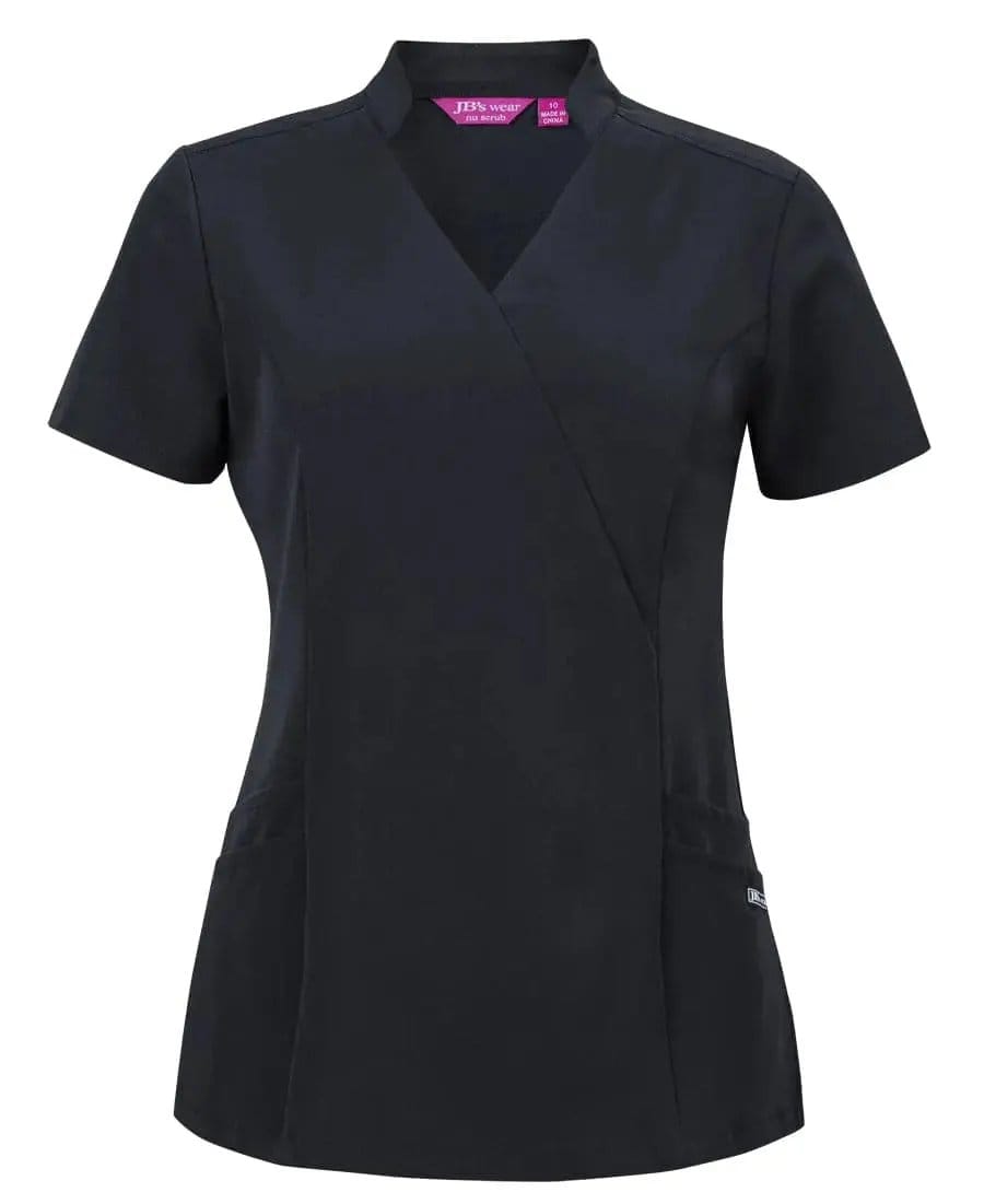 Jb's Ladies Mandarin Collar Scrub Top 4SMT1 Simply Scrubs Australia
